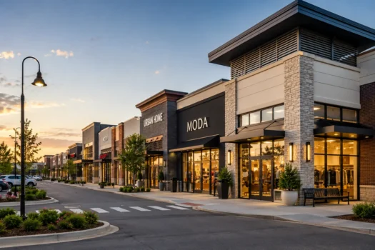 shopping center space for lease