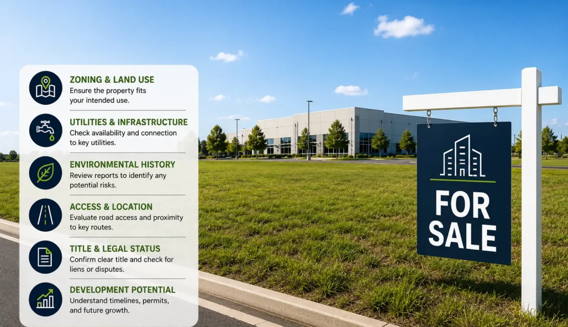 Don’t Buy Commercial Land for Sale in New Jersey Without Asking These Questions