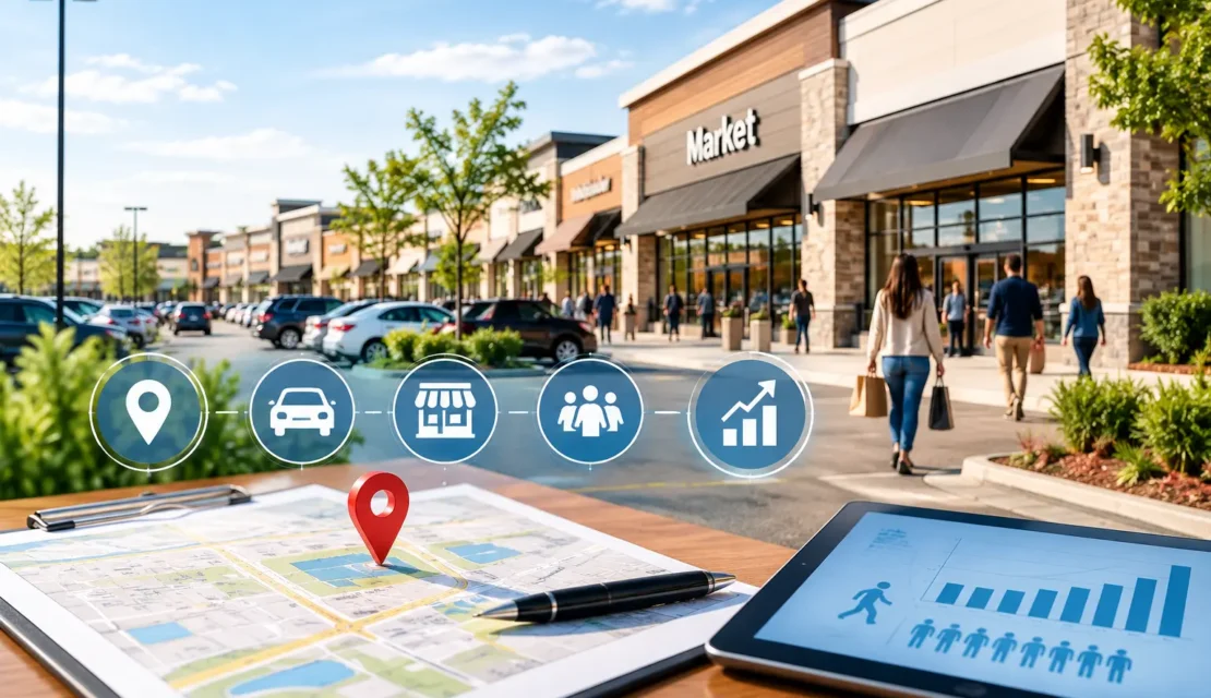 Signs a Shopping Center Space For Lease Location Will Drive Real Foot Traffic